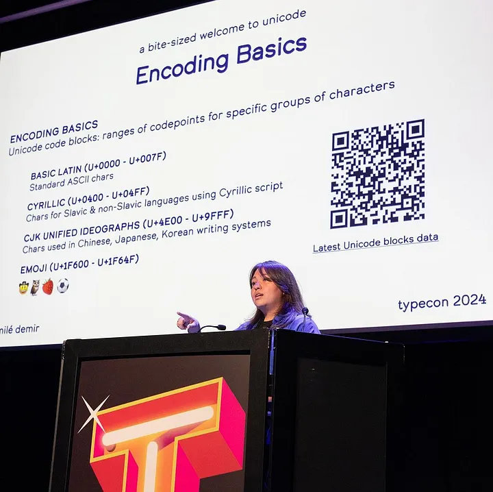 Unicode presentation at TypeCon 2024